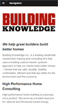 Mobile Screenshot of buildingknowledge.com